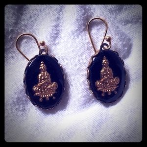 Vintage Chakra goddess earrings